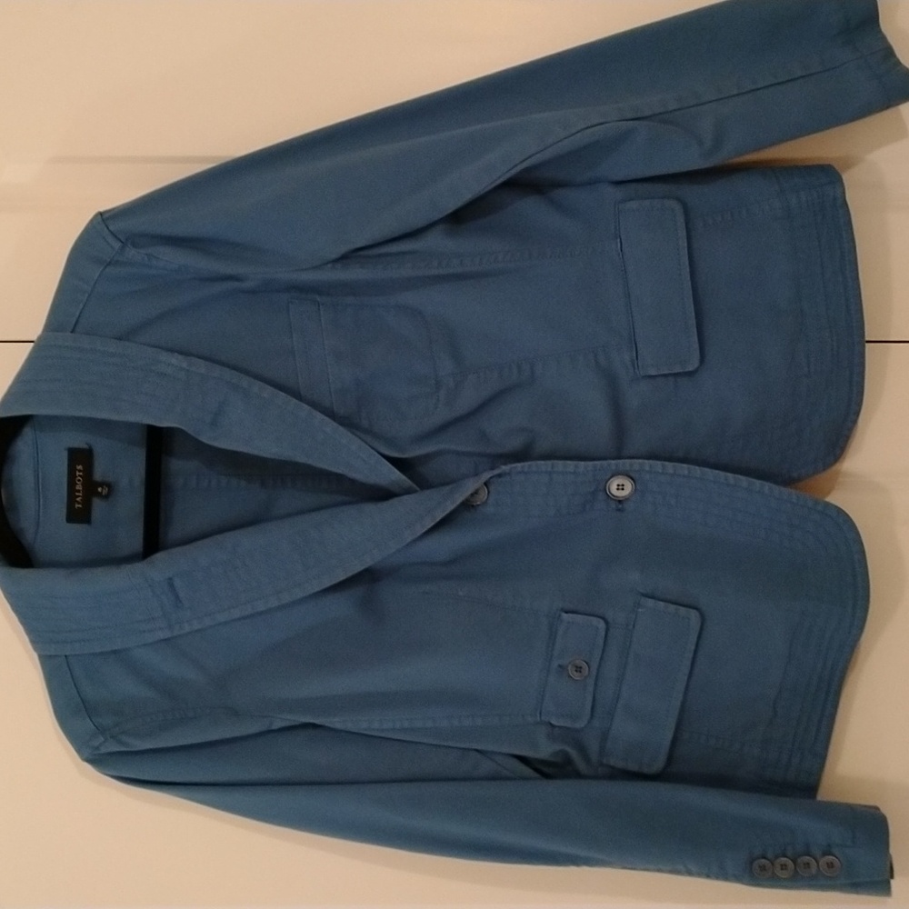 Talbots women's blue jacket 16